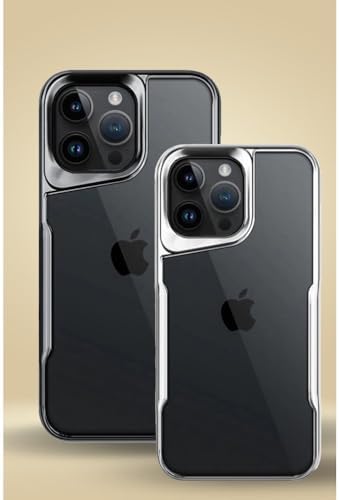 Alternative view of & AKSESUAR Apple iPhone 15 ile Uyumlu Arkası Şeffaf Silikon - Yükseltilmiş Lens Çerçeveli AirProtect Tasarımlı Darbe Emici Kılıf (Gümüş)