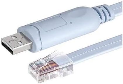3852a Usb Cisco Konsol Consol Rj45 USB 2.0 to RJ45 Konsol Kablosu – 1.8m (CH340 Chipset) Cisco Router & Switch Uyumlu CH340 Kablosu