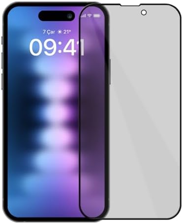 LABS iPhone 15 Pro Max ile Uyumlu 5D Privacy Hayalet Ekran Koruyucu - Görsel 3