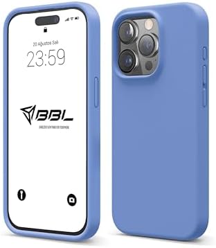 Alternative view of iPhone Kılıf İnce Sıvı Silikon 3 Katmanlı Jel Kauçuk (Açık Mavi (32), iPhone 13 Pro)