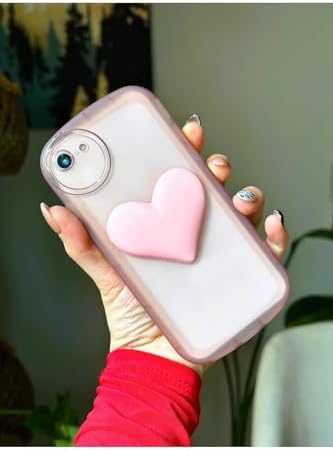 Iphone 7-8 - Se 2020 ile Uyumlu 3d Oyuncak Kalp Model Şeffaf Kılıf - Görsel 2