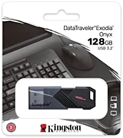 DataTraveler Exodia Onyx DTXON/128GB Flash Drive 3.2 Gen 1 - ince, hareketli kapaklı - Görsel 2