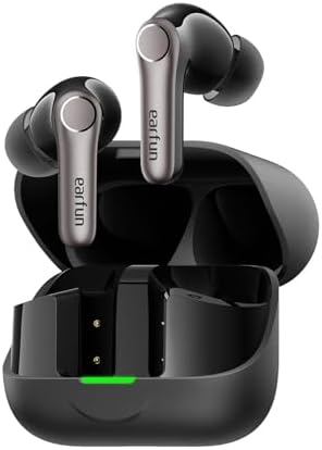 EarFun Air Pro 4+ Bluetooth Kulakiçi Kulaklık - Bluetooth 6.0-54 Saat Çalma Süresi - Çoklu Cihaz Bağlantısı - IP55 - Siyah (EarFun Türkiye Garantili)