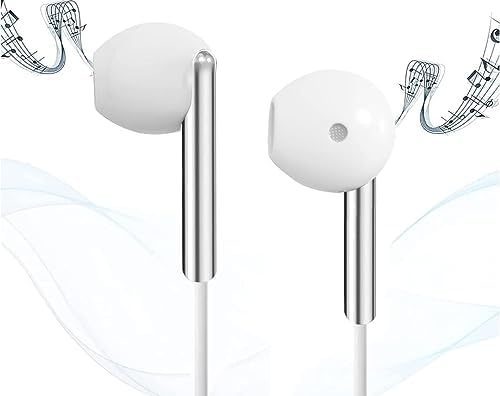 Alternative view of K103 3.5mm Jack Girişli Metal Yüksek Ses Sporcu Kulak İçi Extra Bass Beyaz Kulaklık Stereo beyaz