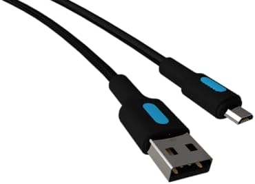 Alternative view of Micro USB Hızlı Şarj Kablosu (Siyah + Mavi/Siyah Uç) (150 CM)
