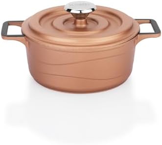 Pro Cast Mini Döküm Tencere Seti 5 Parça-Rosegold