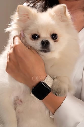 Manyetik Örgü Apple Watch ile Uyumlu Kordon, Ayarlanabilir Esnek Dokuma Tasarım, Series 10/11 42mm-41mm-40mm-38mm & 46mm-45mm-44mm - Görsel 3