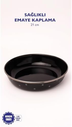 Alternative view of Star Emaye Bowl Tabağı - Bowl Kase - Salata Kasesi - Sunum Kasesi