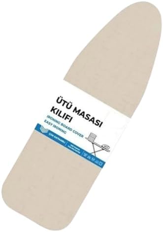 Alternative view of Ütü Masası Örtüsü Kılıfı 138x48cm Ayarlanabilir Ipli Kılıf Bezi (Krem)