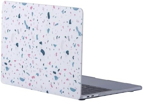Alternative view of MacBook Air Kılıf 13 inç A1369 A1466 ile Uyumlu 2010-2017 Eski USBli Model | Darbeye ve Çizilmeye Dayanıklı Plastik Sert Koruyucu Kapak | Yüksek Kaliteli TerrazzoNL Desenli Hard Case Beyaz