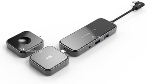 Alternative view of 8-in-1 USB-C Hub Çoklayıcı | 100W PD, 4K HDMI, Qi Kablosuz Şarj | MacBook Uyumlu Premium USB-C Hub Siyah