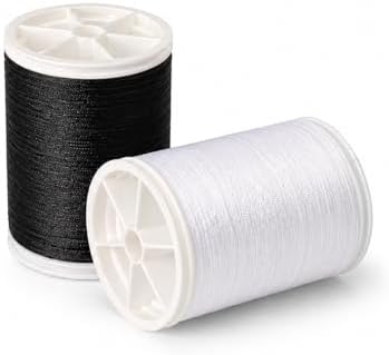 Orret Home 2x500 Metre Dikiş İpi Seti Siyah Beyaz – Makine İpi, Nakış İpi, Dayanıklı Dikiş İpliği, Hobi ve Terzilik İçin Profesyonel Set