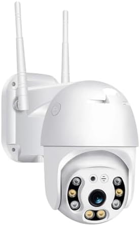 Alternative view of Full HD 1080P Wi-Fi IP66 PTZ v380 PRO Kamera, Pan Tilt Güvenlik Kamerası, Çift Yönlü Ses/Hareket Algılama/En İyi Gece Görüşü/Su Geçirmez CCTV Kamera, 128 GB'a Kadar SD Kart Desteği, Beyaz