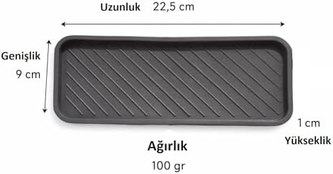 Silikon Yağdanlık Altlığı Dikdörtgen – Damlatmaz, Kaymaz, Mutfak Tezgah Koruyucu Altlık, Mat (Tekli)
