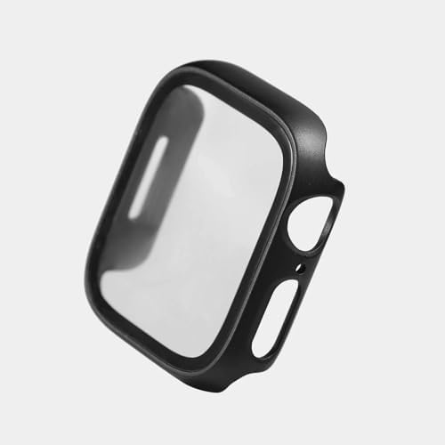 Apple Watch ile Uyumlu Kasa Koruyucu Kılıf, 360° Tam Koruma, Ekran Koruyuculu Klasik Tasarım, Series 10/11 42mm / 46mm, 45mm, 44mm, 41mm, 40mm, 38mm (Siyah, Series 10/11 46mm) - Görsel 3