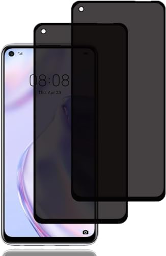 P40 Lite Privacy (Hayalet) Ekran Koruyucu – 2 Adet - 9H Temperli Cam, Yan Görünme Engelleyici, Tam Kaplama