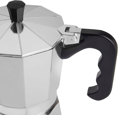 Moka Express Espresso Cezvesi – Ocak Üstü Espresso Pişirici, Alüminyum Gövde, Klasik İtalyan Tarzı Kahve Demleme Cezvesi-Expresso Demleyici Cezve (3 Cup) - Görsel 2