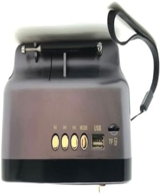Alternative view of MD-308BT Işıklı Retro Görünümlü Nostaljik Radyo Bluetooth Hoparlör - Kırmızı Renk