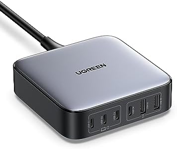 200W USB C Şarj Cihazı 100W + 100W 6 Bağlantı Noktalı PD Şarj Cihazı GaN II PPS MacBook Pro/Air iPhone iPad Pro ile uyumludur. - Görsel 3