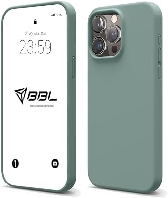 iPhone Kılıf İnce Sıvı Silikon 3 Katmanlı Tam Kaplamalı Yumuşak Jel Kauçuk Kılıf Kapak (Yeşil, iPhone 13 Pro) - Görsel 3