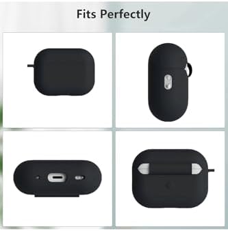 CaseOnn Kılıf Askı Aparatlı Lansman Siyah Siyah Apple AirPods Pro 3 ile uyumlu - Görsel 2
