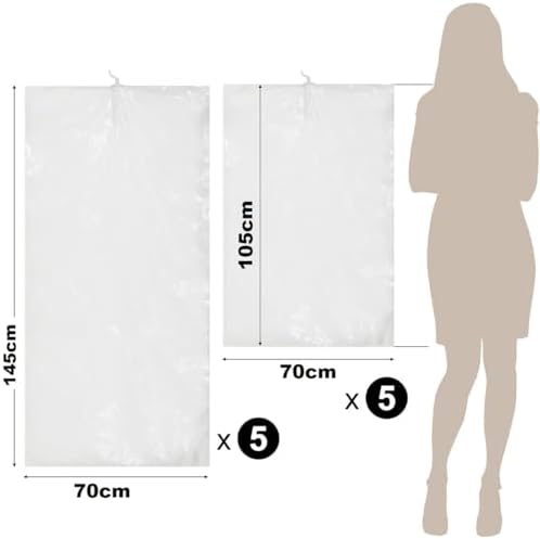 Alternative view of Tarix Vakumlu Hurç, Dolap Düzenleyici Elbise Saklama Poşeti,%80 Yer Tasarrufu,1adet 90x60cm,1adet 105x70cm,1adet 145x70cm (Elbise Seti 3'lü)