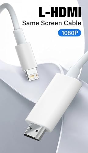 lightning uyumlu to hdmi ios uyumlu to hdmi iphone uyumlu HD HDMİ KABLO 4K ULTRA HD HDMI KABLO TAK ÇALIŞTIR 2 METRE (HB-17) - Görsel 3
