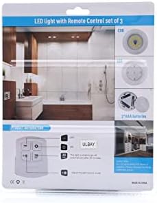 Uzaktan Kumandalı Kablosuz 3'lü Led Spot Lambalar