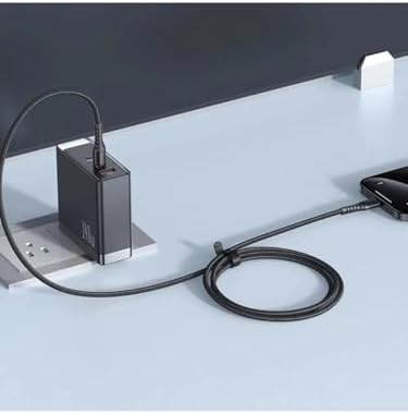 Alternative view of CA-5643 60W 3A TYPE-C To TYPE-C Şarj ve Data Kablosu Siyah - 2m