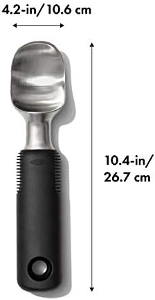 - Sağlam Paslanmaz Çelik Dondurma Kaşığı 10,6 x 26,7 cm