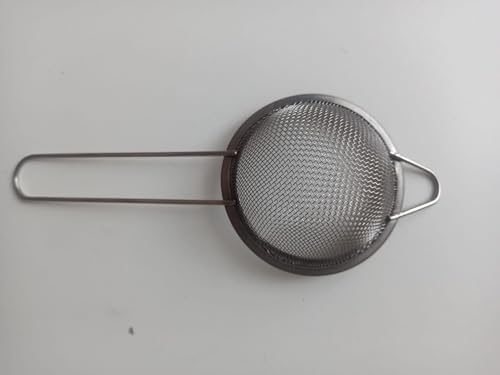 Saplı Büyük Çay Süzgeci – Paslanmaz Metal Bardak Çay Süzgeci ve Pudra Şekeri Eleği (1, Metal) - Görsel 3