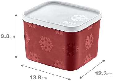 No Frost Saklama Kabı 1250 ML CARMEN KIRMIZI - Görsel 3