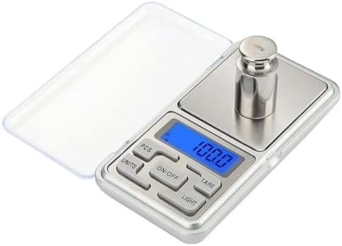 Dijital Cep Tartısı – 500 g / 0.01 g Hassas Kuyumcu Tartısı, Mini Dijital Terazi, Hassas Tartım Yapabilen Cep Ölçüm Cihazı, Altın, Takı, İlaç ve Laboratuvar İçin Hassas Terazi