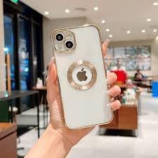 Tia aks iPhone 13 pro Max uyumlu lens korumalı lazer kılıf gold
