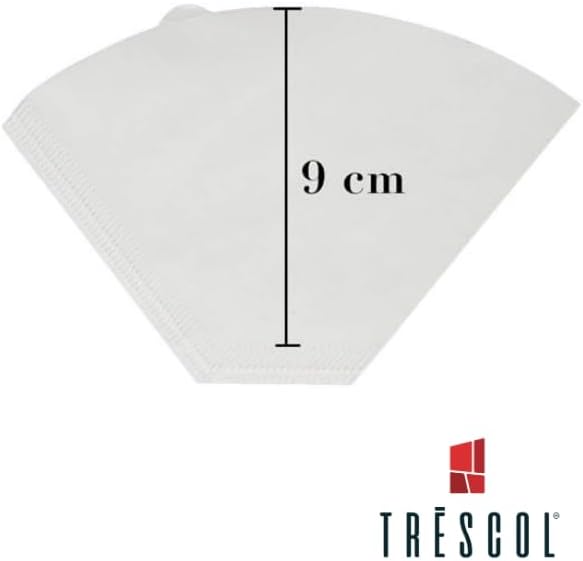 Trescol Kahve Filtresi, Beyaz Kağıt, 4 Numara, Büyük Boy, 100'lü Paket - Görsel 3