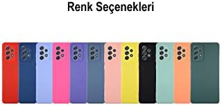 Galaxy A13 4G ile uyumlu Kapak İçi Kadife Kamera Korumalı Lansman Silikon Kılıf - Yeşil - Görsel 2
