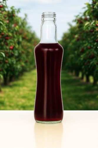 250 ml Şeffaf İnce Belli Kapaklı Cam Şişe 250 cc Meşrubat Şişesi 6 Adet (Beyaz Kapak) - Görsel 3