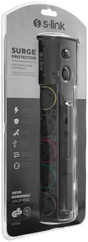 Alternative view of SP10AF 3M 1860 Joule 1.5mm 1 Usb 1 TypeC 2.1A/5V 16A 250V 3680W 10lu Akım Korumalı Priz