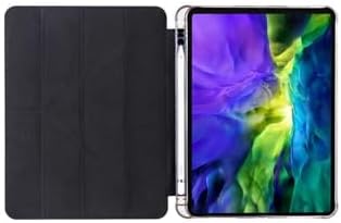 Alternative view of Galaxy Tab S6 Lite P610 P620 ile Uyumlu Kalem Bölmeli PU Deri Arkası Yumuşak Silikon Kılıf, Siyah