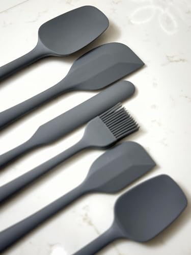 Silikon Spatula (6, Gri, M) - Görsel 3