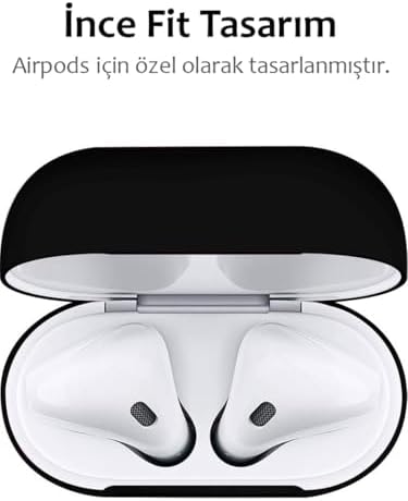 Apple Airpods 1.Nesil 2.Nesil İle Uyumlu Silikon Kılıf (Kırmızı) - Görsel 3