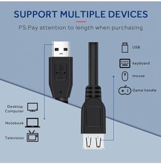 4531 Usb Dişi Erkek Uzatma Kablosu 3 Metre Usb Uzatıcı Ara Kablosu - Görsel 3