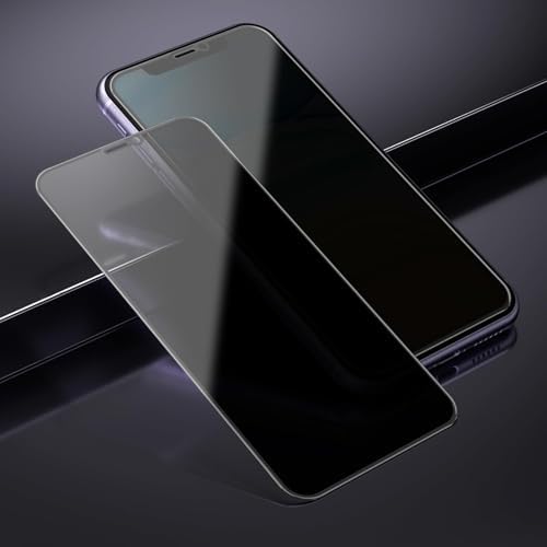 iPhone 11 Privacy (Hayalet) Ekran Koruyucu – 2 Adet - 9H Temperli Cam, Yan Görünme Engelleyici, Tam Kaplama - Görsel 3