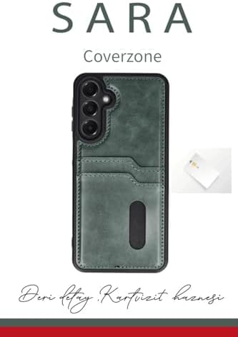 Alternative view of Galaxy A16 ile Uyumlu Deri Kartlıklı Kılıf - Kamera Koruyucu Şık Cüzdan Tasarım Telefon Kılıfı – Sara Deri Kapak (Siyah, Galaxy A16)