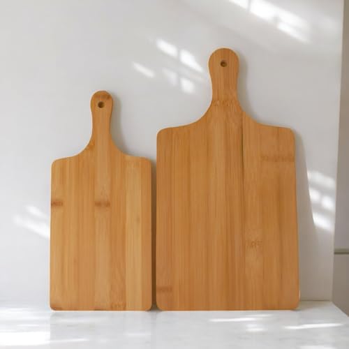 2 Boy Bambu Kesme Tahtası Seti, Bambu Kesim Tahtası, Bambu Et Tahtası | Pratik ve Dayanıklı 2 Boy Bambu Kesme Tahtası Seti - Mutfakta Kesme İşlemlerini Kolaylaştırın! - Görsel 3
