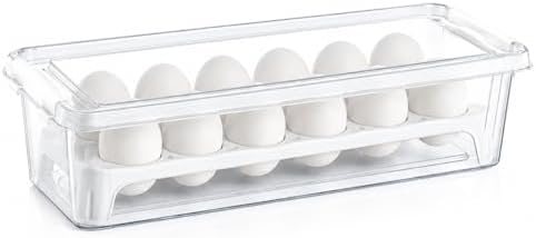 Alternative view of 12 Gözlü Kilitli Yumurta Saklama Kabı Plastik Yumurta Taşıma Kutusu Kapaklı Şeffaf Buzdolabı Düzenleyici BPA Free 12'li Yumurta Organizeri