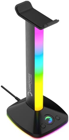 GamePower EliteRack RGB Gaming USB3.0 Oyuncu Kulaklık Standı - Görsel 3