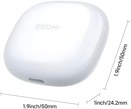 Xiaomi Redmi Buds 8 Active White Kablosuz Bluetooth Kulaklık, Güçlü Bas Performansı, Yapay Zeka Destekli Gürültü Azaltma, Uzun Pil Ömrü, Beyaz - Görsel 3