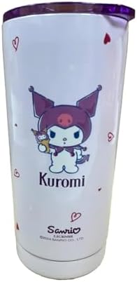 Alternative view of Lisanslı Kuromi Paslanmaz Çelik Bardak Dekoratif Kılıflı 550 ml