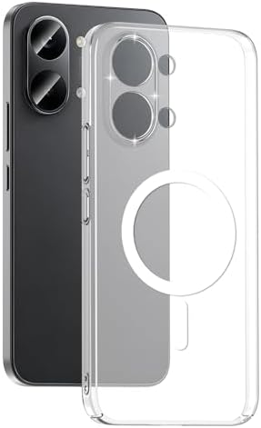 Xiaomi Poco X8 Pro Max ile Uyumlu Kılıfı Şeffaf İnce M-Safe Şarj Özellikli Kamera Lens Korumalı Sert Silikon Kapak London Renksiz - Görsel 3